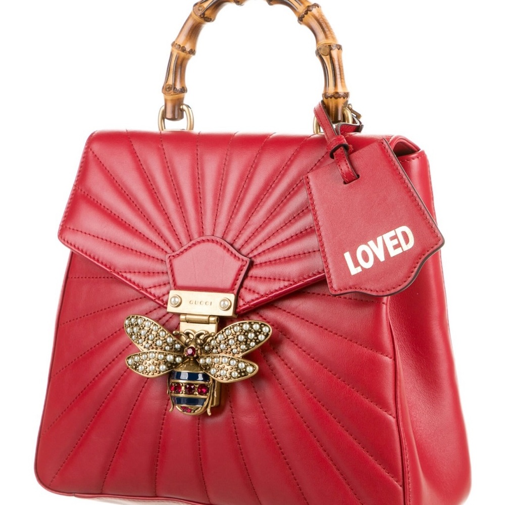 Gucci Queen Margaret Bamboo Backpack W/Tags